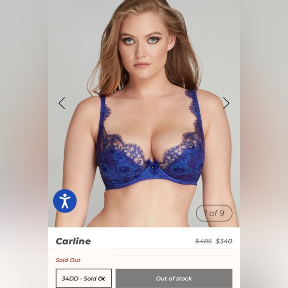 💜Agent Provocateur “Carline” SET worn once!💙 - Picture 11 of 13